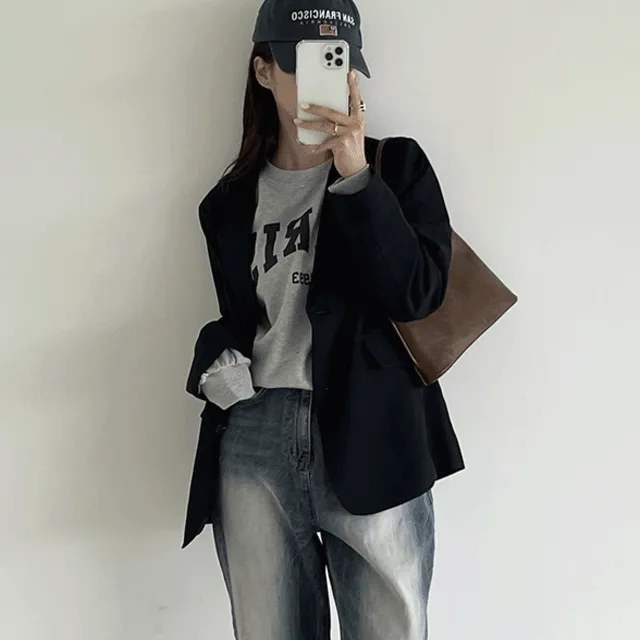 안느 텐션 블레이저 자켓