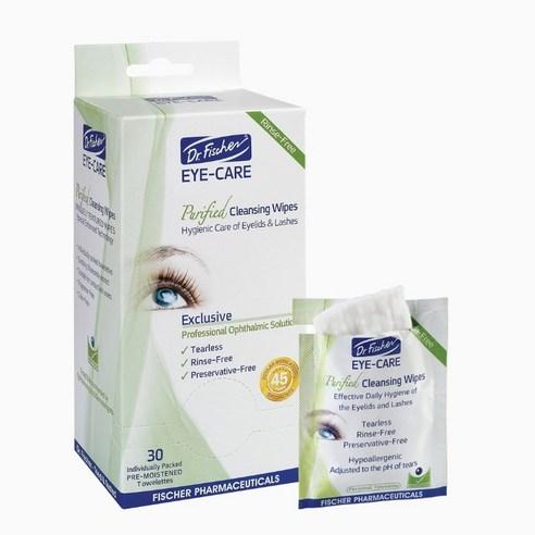 Dr.Fischer Eye-Care 닥터피셔 아이케어 눈꺼풀 클렌징 티슈 - 클렌징 티슈/시트 | 쿠팡