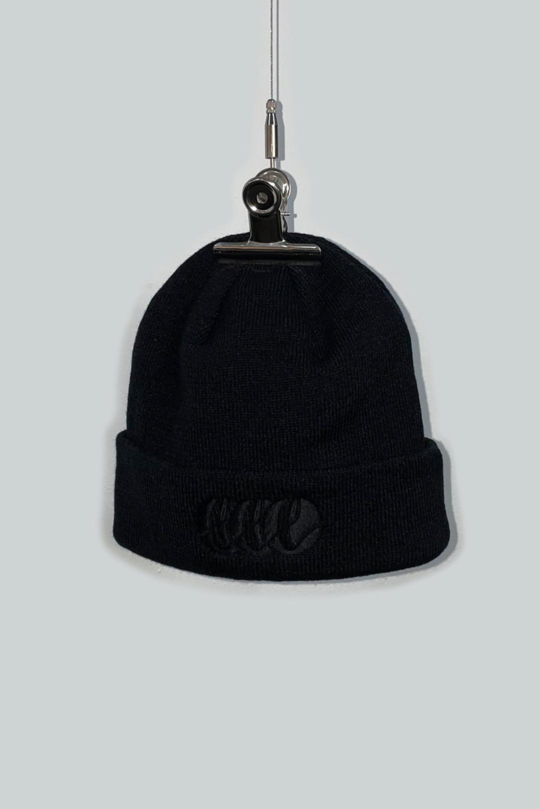 LOGO BEANIE BLACK