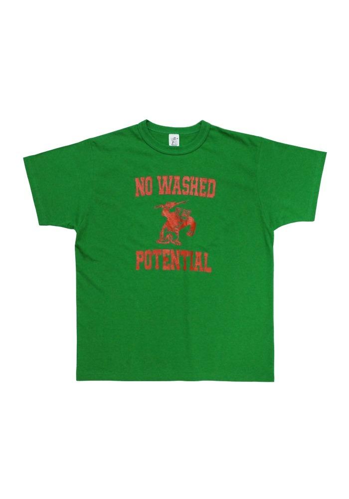 NO WASHED POTENTIAL T-SHIRTS (GREEN)