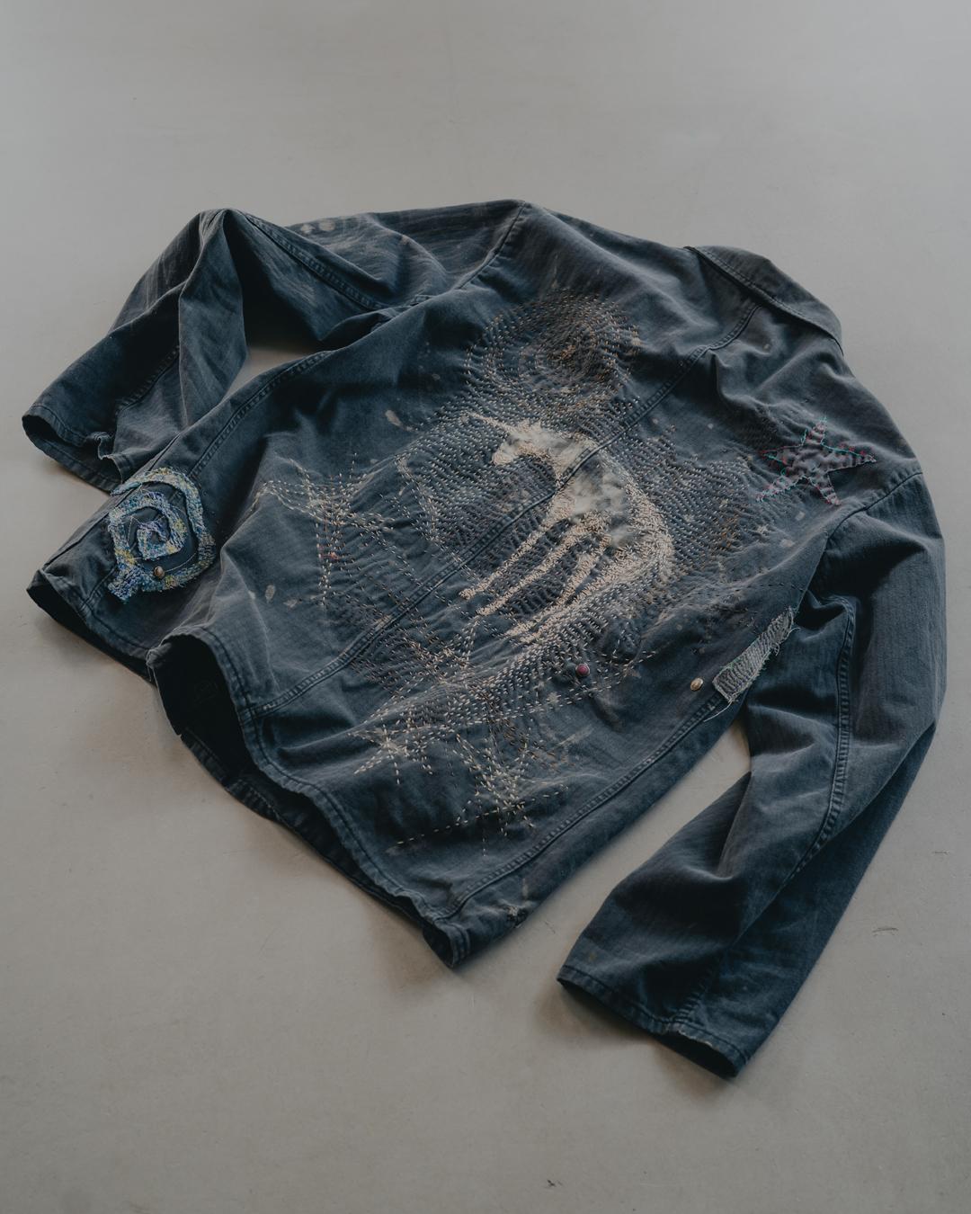 Unicorn French work jacket (Black)