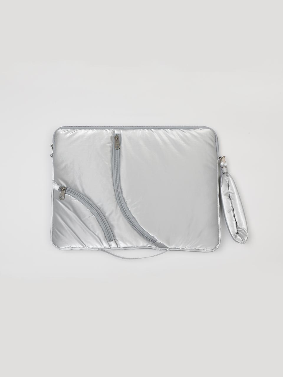 Lake 13" Laptop Clutch_Silver