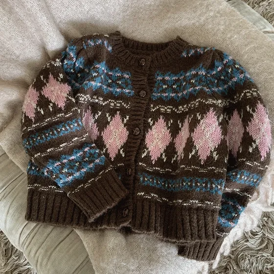 노르딕다이아가디건 (2colors!)