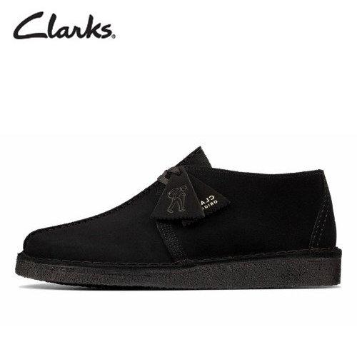 [CLARKS] 클락스 데저트 트랙 부츠_26155486 BLACK SUEDE