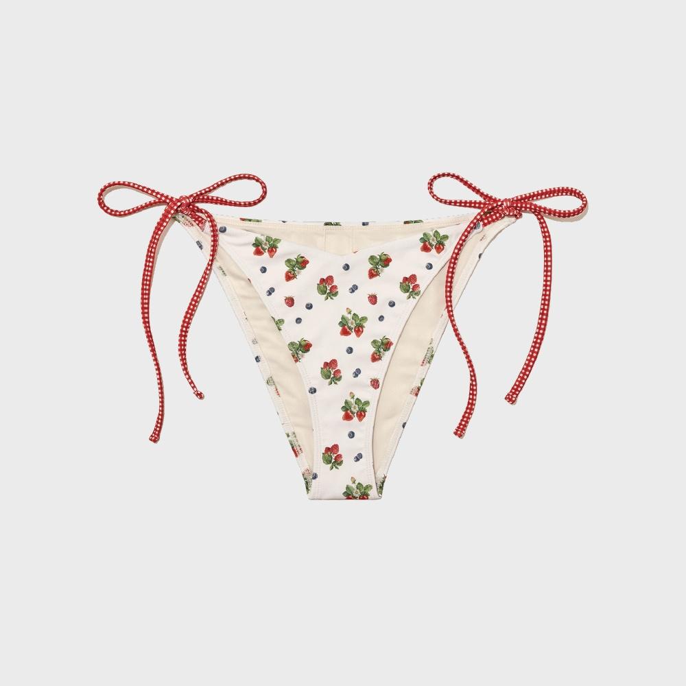 TIE SIDE BIKINI BOTTOM (MIX BERRY)