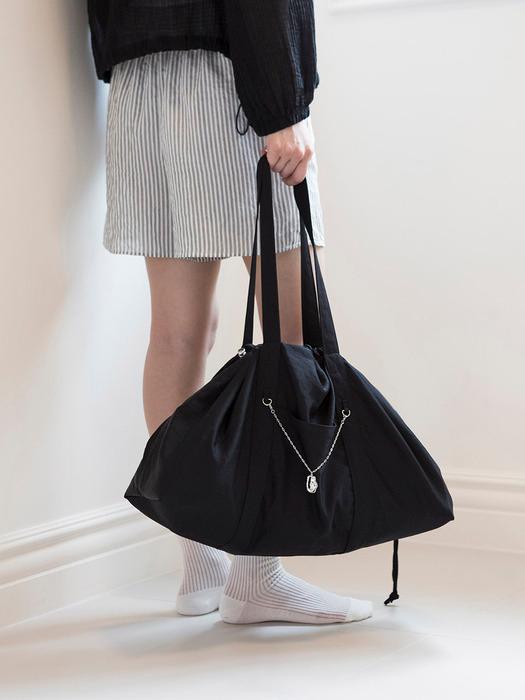 One Day Pendant String Bag_Black