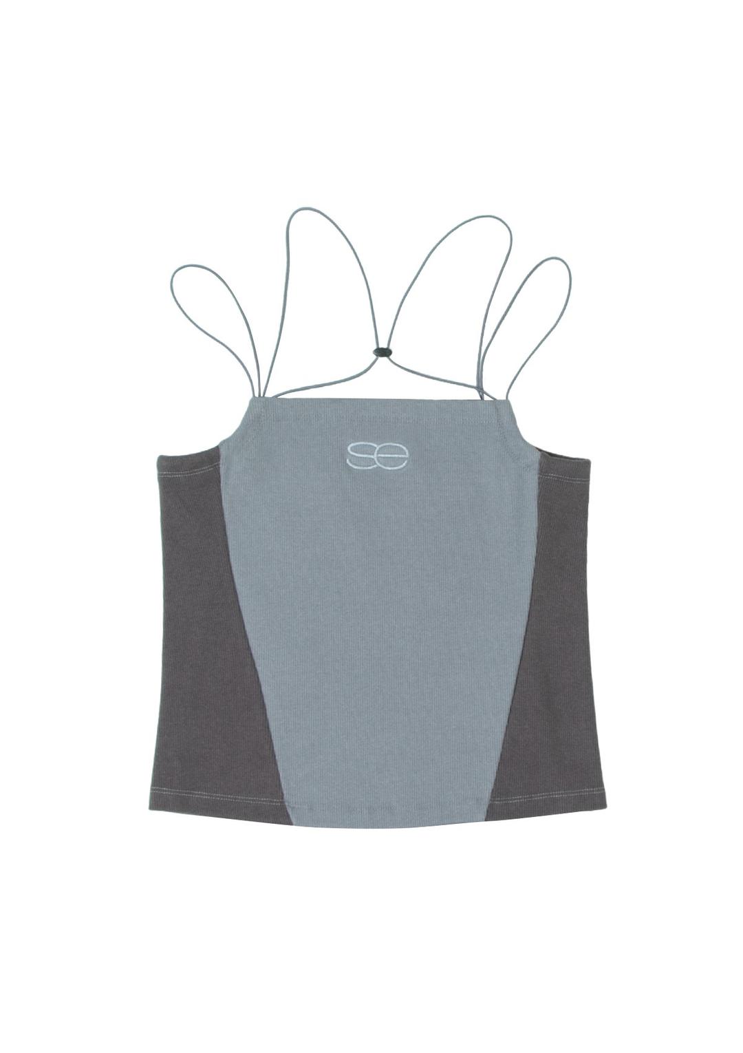 X-String Sleeveless - Blue grey