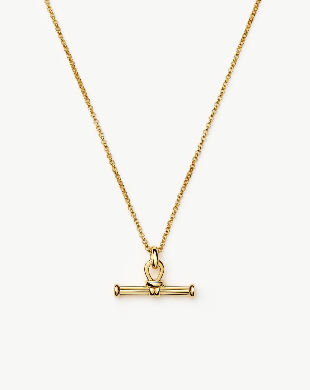Ridge T-Bar Chain Necklace | Missoma UK
