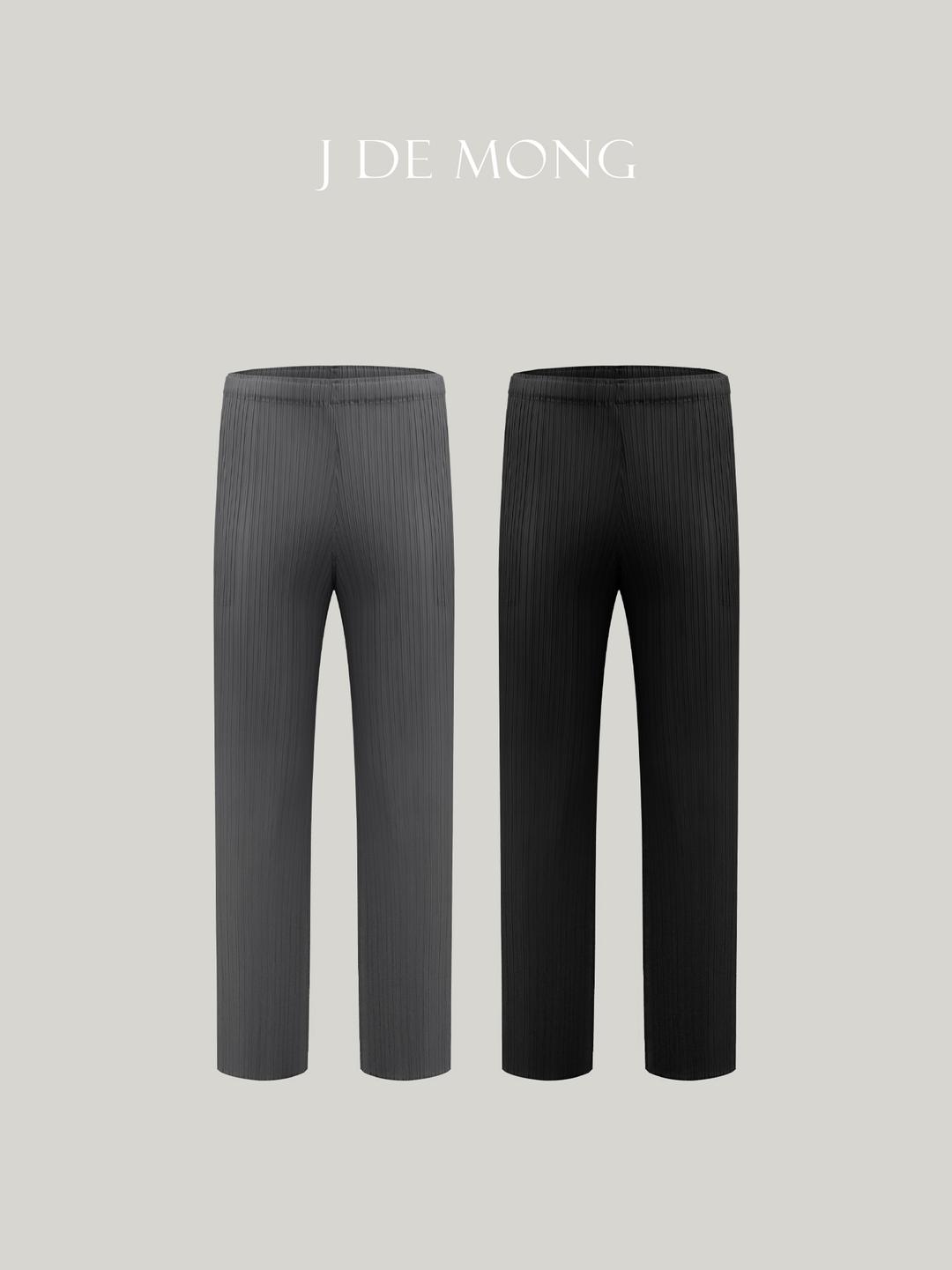 [제이드몽플리츠]겉트임 일자핏 밴딩팬츠(pt)