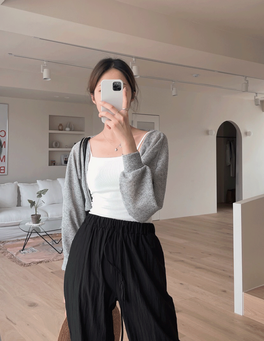 에이들 크롭 볼레로 가디건 – 3color