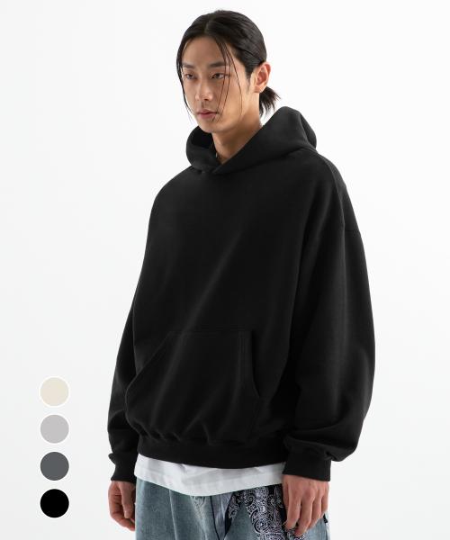 유니온스튜디오(UNIONSTUDIO)  오버핏 절개라인 스웨트 후드 ( 4Color ) - 사이즈 & 후기 | 무신사
