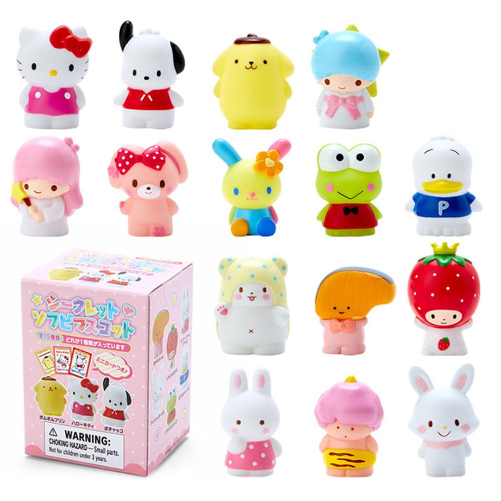 2023년 산리오 캐릭터 대상 시크릿 소프비 마스코트 피규어 A타입 / 손가락 인형