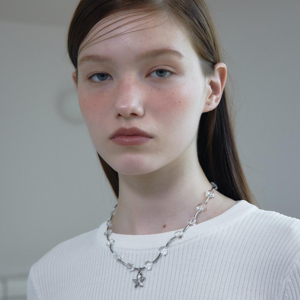 Sparkling Sea Necklace / Silver