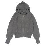 로아드로아 투웨이 골지 카디건 후드집업 니트