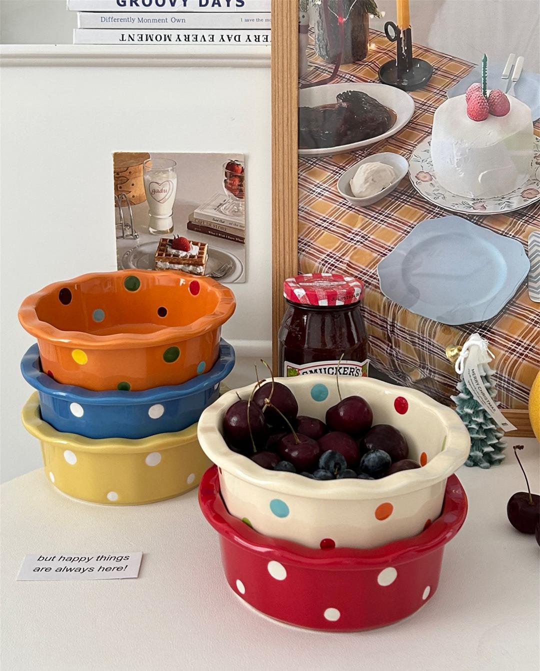 귀여운 5종 오트밀 시리얼 접시용기
