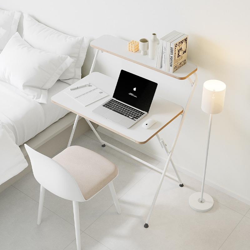 메이저 폴딩 접이식 선반형 800 데스크 책상 3colors