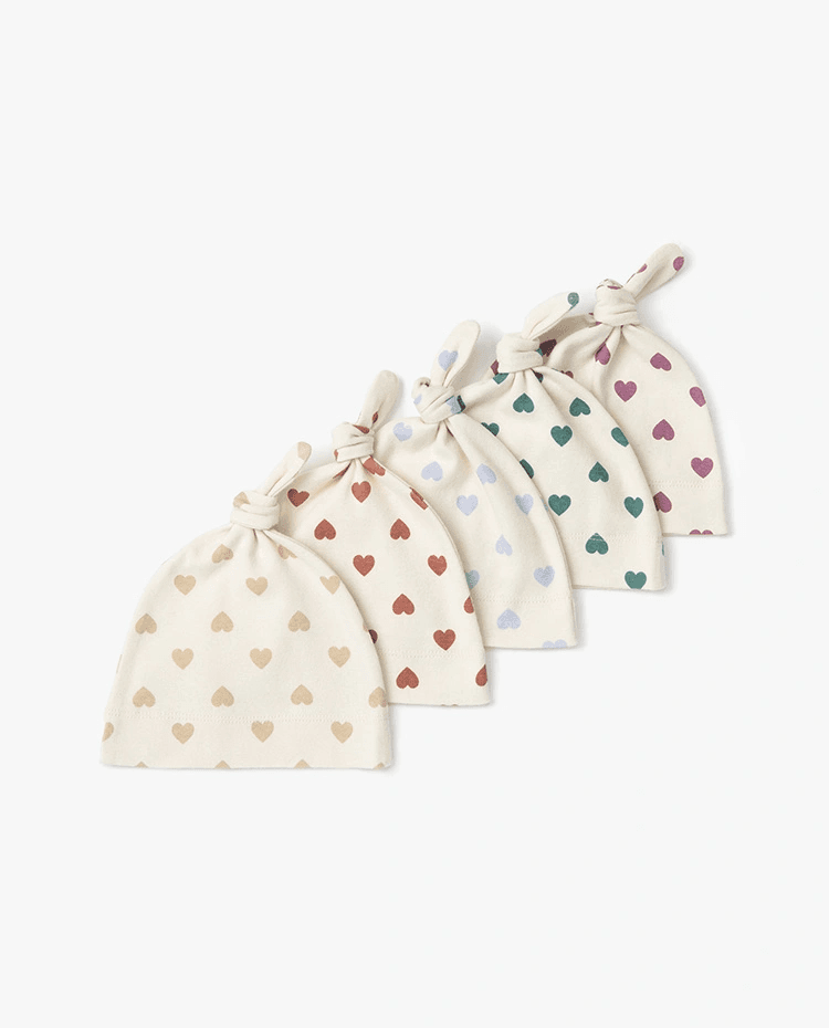 [베이비] 코튼 하트 베이비 모자_23BU