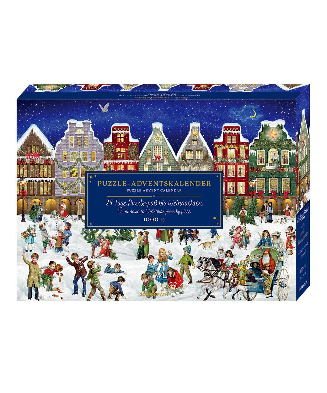 Winter Evening in the City - Puzzle Advent Calendar