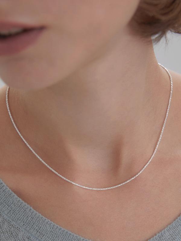 Tassel necklace_silver