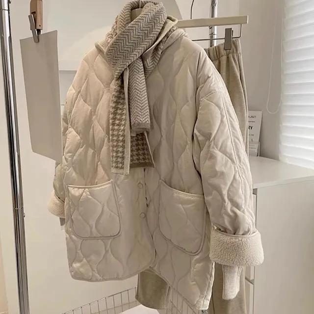 밍크퍼 다이아 패딩 점퍼(2color)