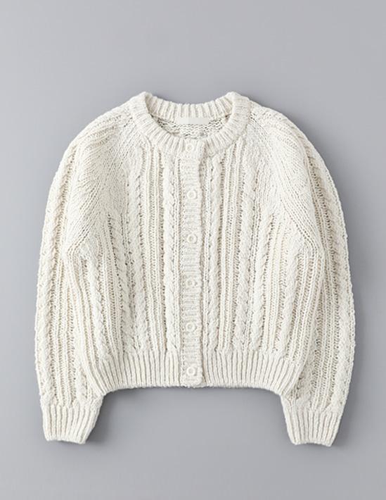 램스울 케이블 가디건