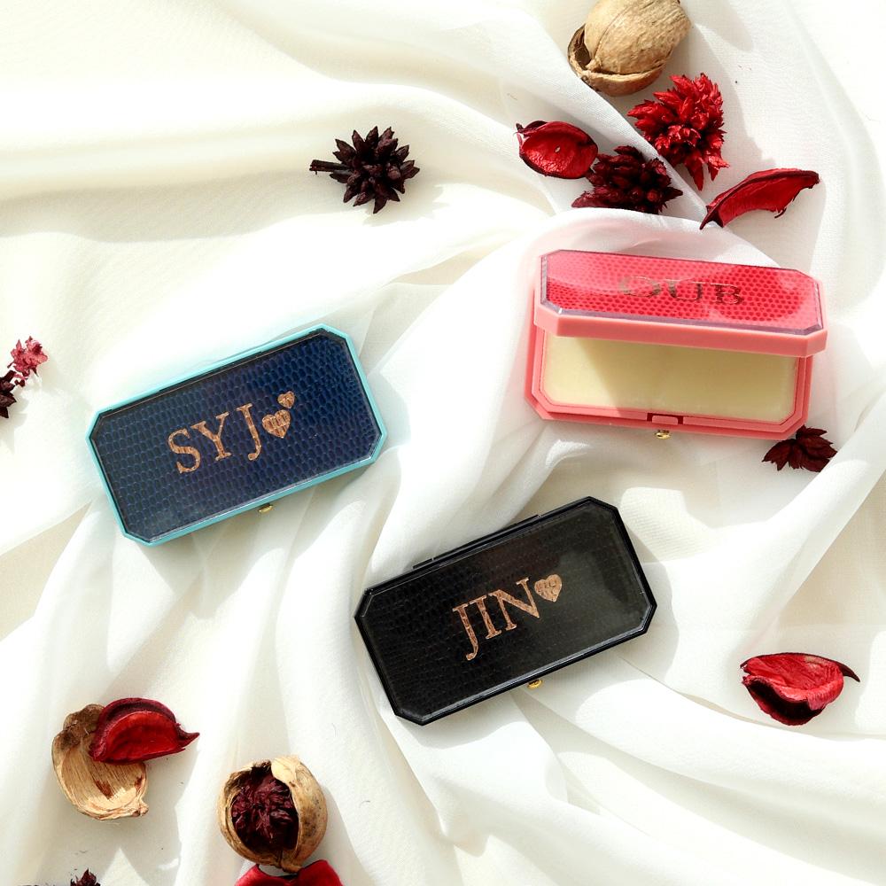 [각인/벨벳 파우치] "세상에 하나뿐인" 봄 데 뮤제 립밤(로즈/투크와즈/느와르 중 택1)