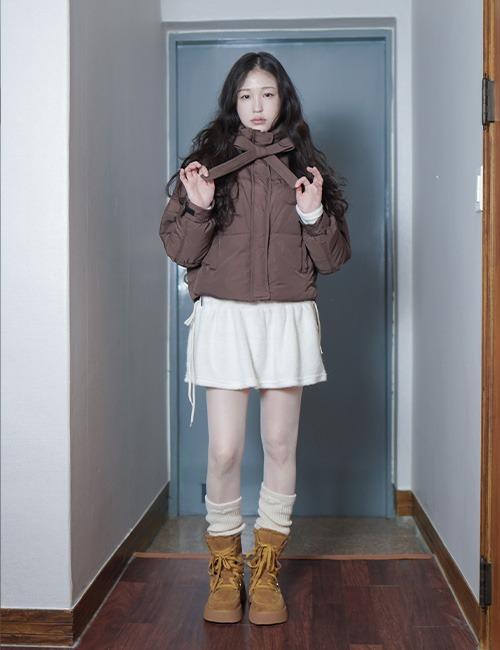 ribon short padding (2c)