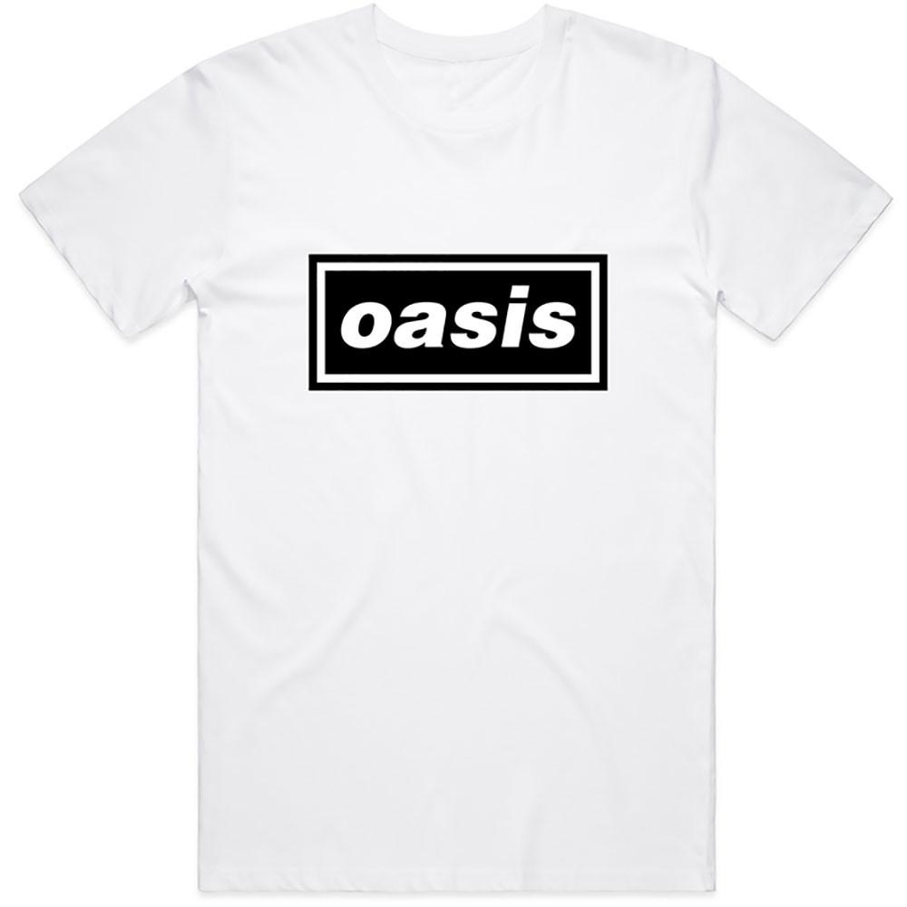 [M,L,XL,2XL 국내배송] 공식 OASIS 오아시스 Decca Logo 반팔 티셔츠 (화이트)