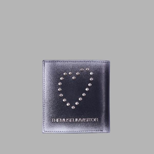 HEART STUD SPRAY WALLET (BLACK)