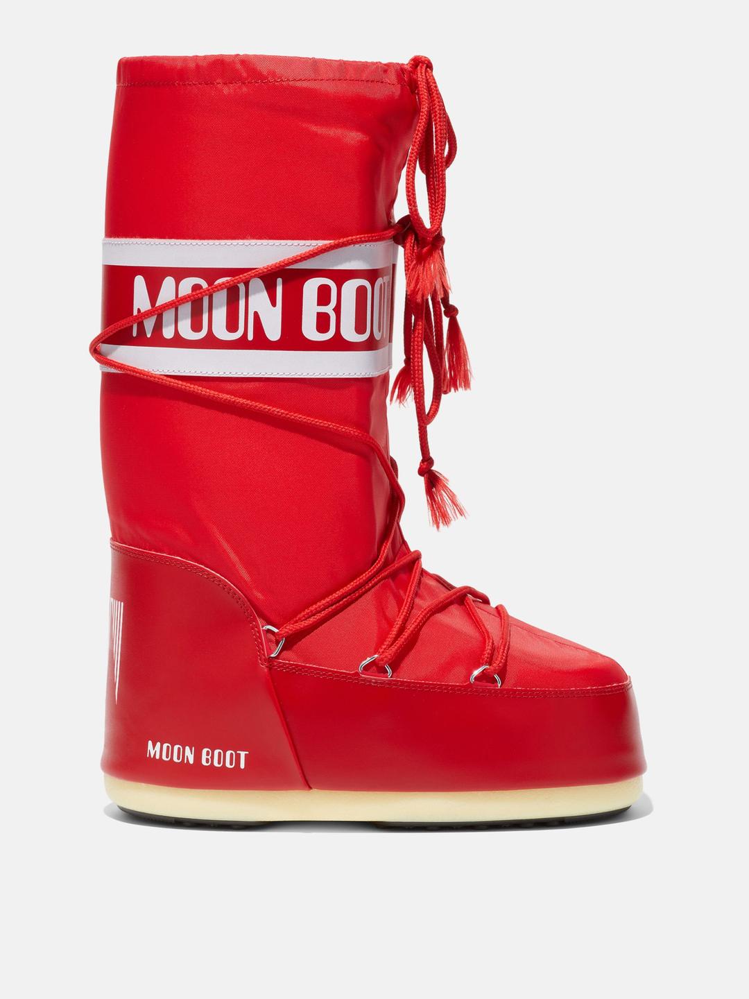 ICON RED NYLON BOOTS