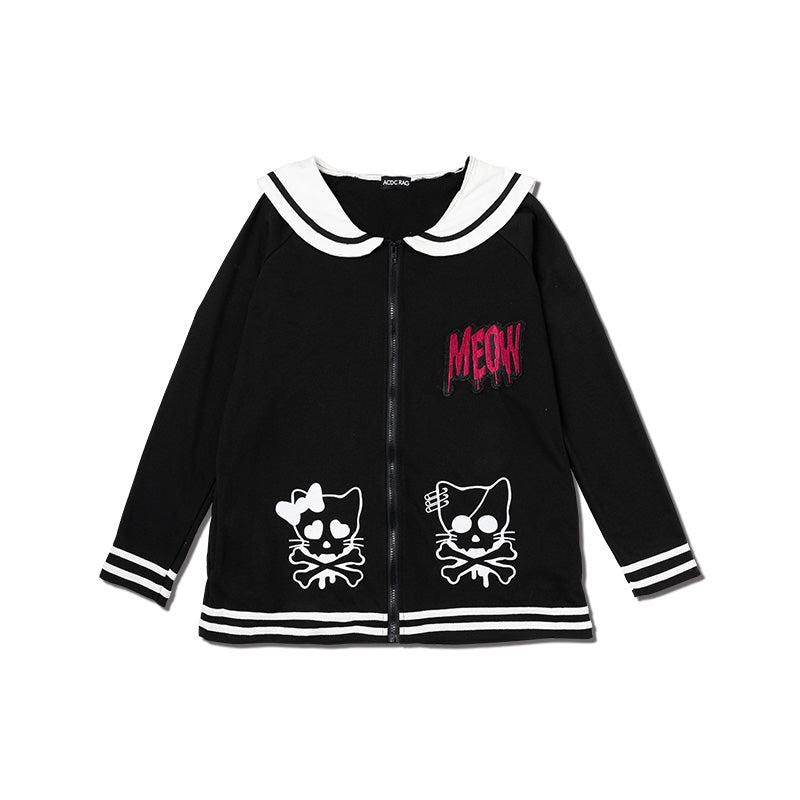 セーラーミャオパーカー - BLACK / ONE SIZE