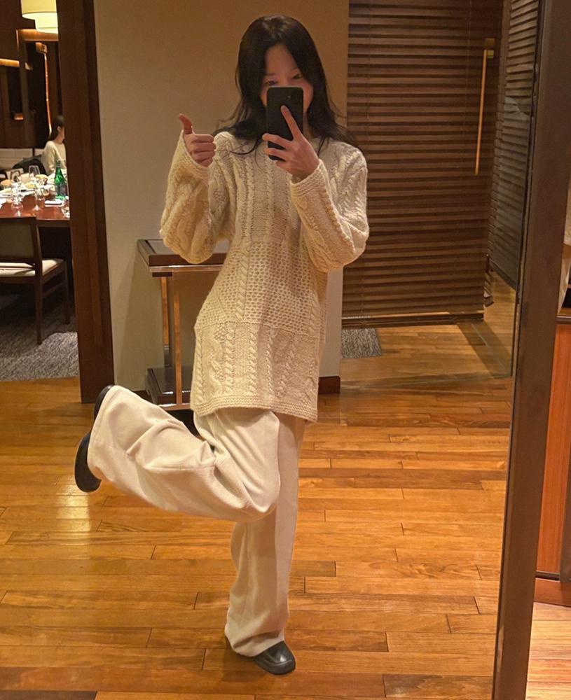 [Dearest] Angelique Knit (크림베이지)