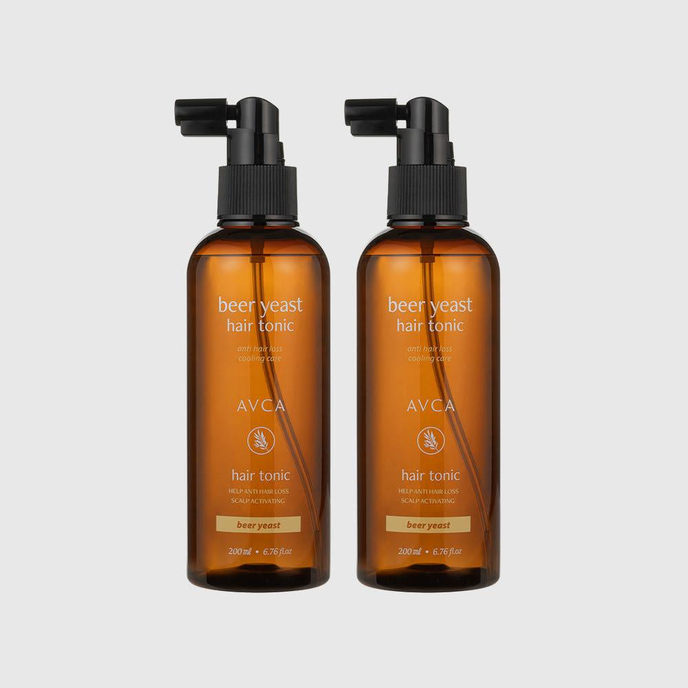[아브카][1+1] 맥주효모 쿨링 두피 스케일링 탈모증상완화 뿌리는 헤어토닉 200ml