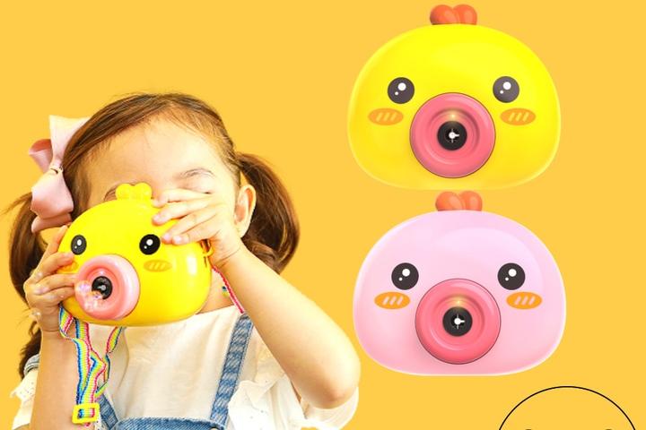 1+1 아기 비눗방울 자동 버블놀이 삐약삐약 병아리 카메라 장난감 골라담기