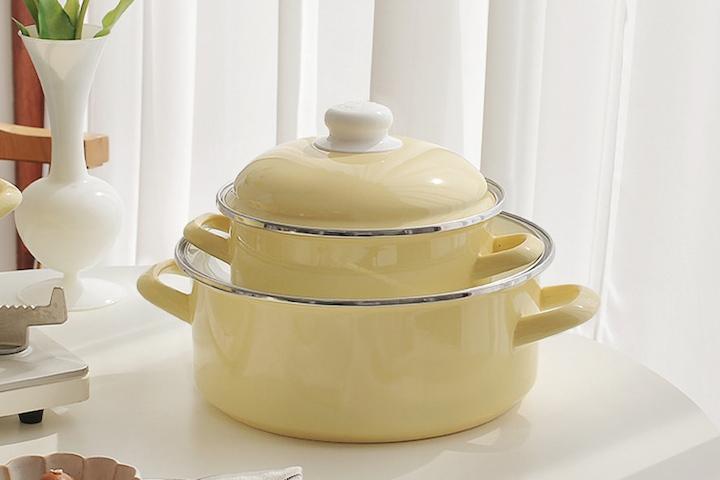 ELO x 타블도트 버터 법랑냄비 IH 24cm 전골 양수냄비