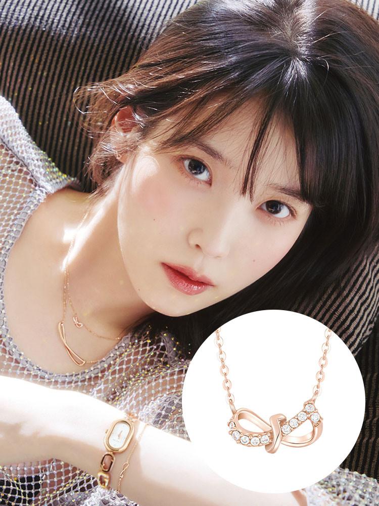 [N도착보장] [보석함 증정] [아이유PICK] 제이에스티나 ETER 14K 목걸이 (JJERNQ3BS657R4420)