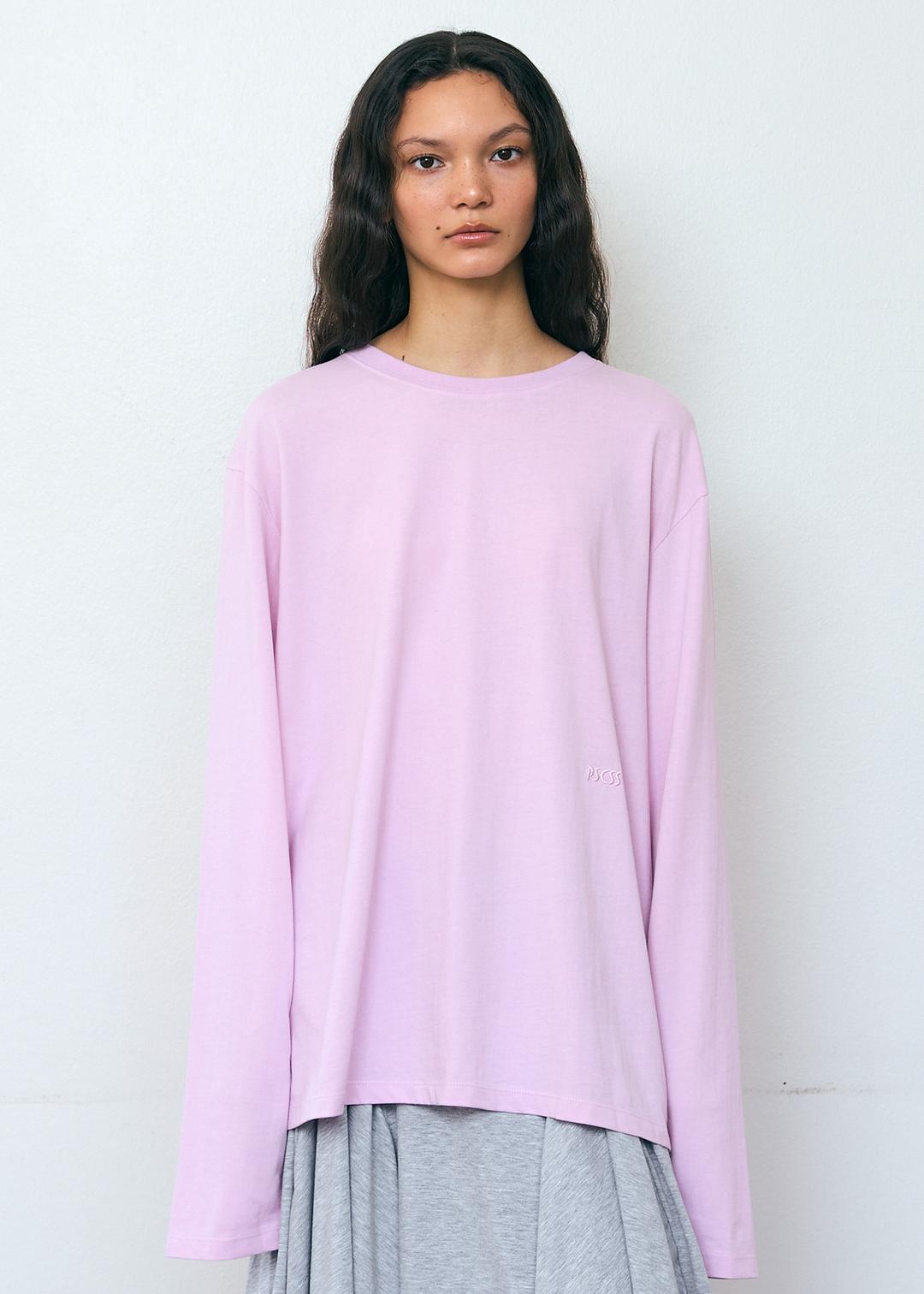 PS Logo Long Sleeve Top_Pink