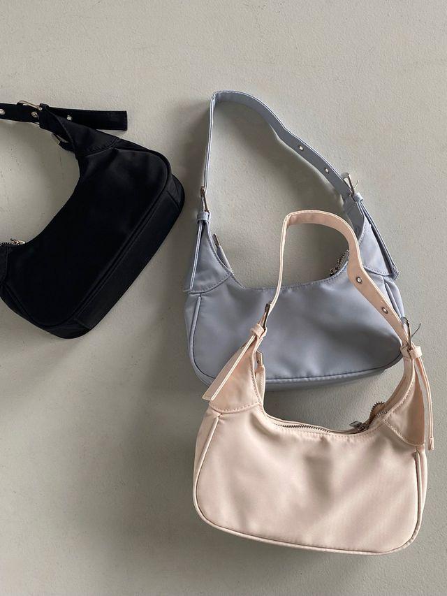 [크로스/숄더] 나일론 미니백 3colors 벨트 길이 조절 가방 bag나일벨트백3