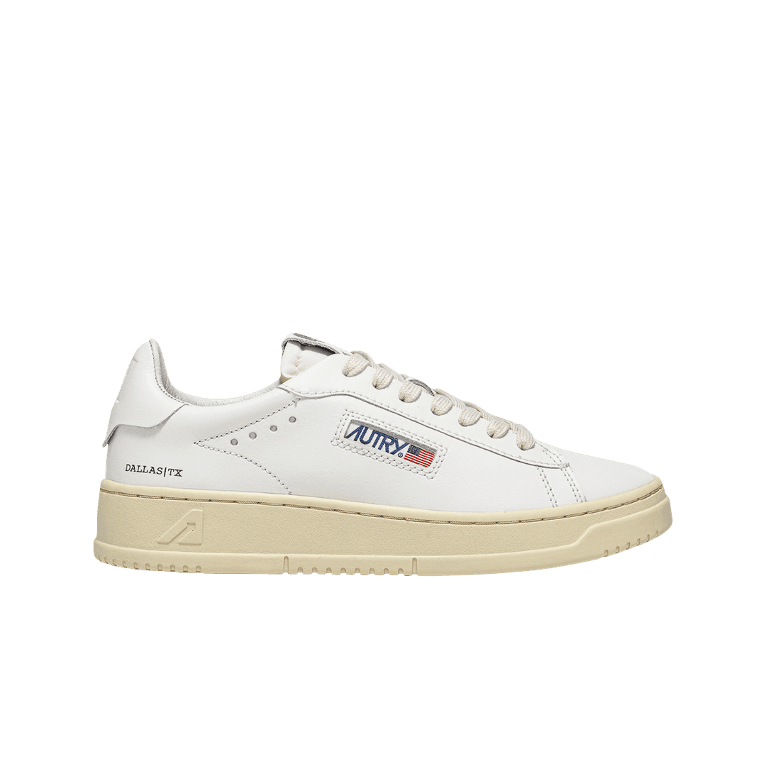 Autry Dallas Low Leather Sneakers White