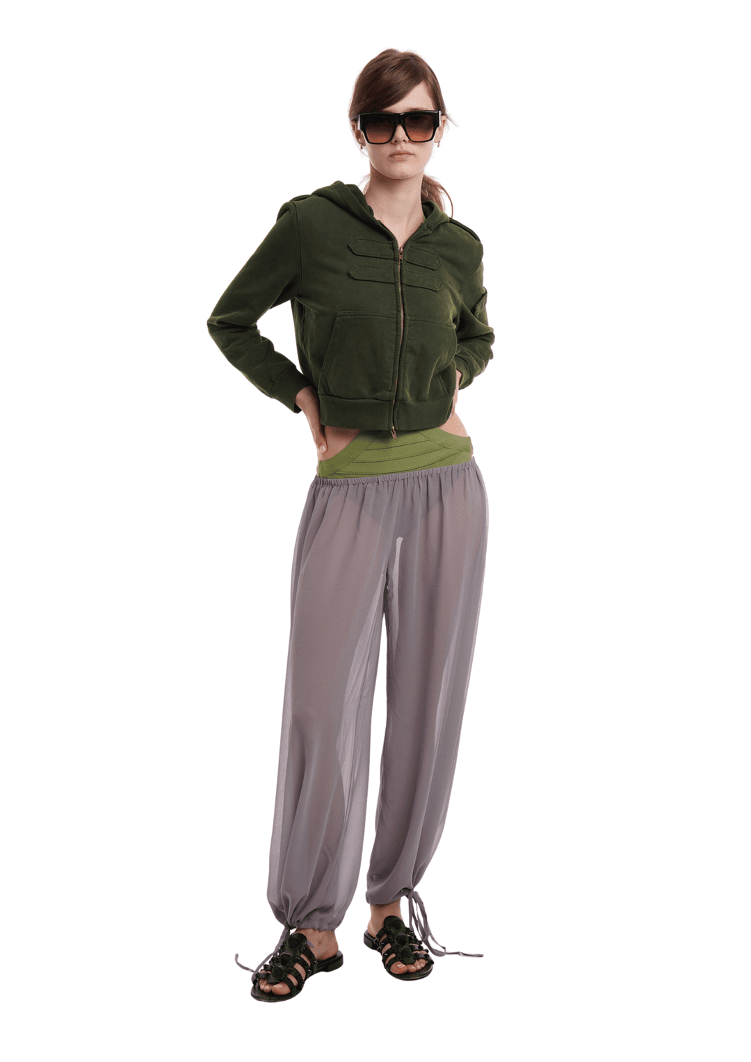 LENA TROUSERS IN DUSK - Dusk / XS