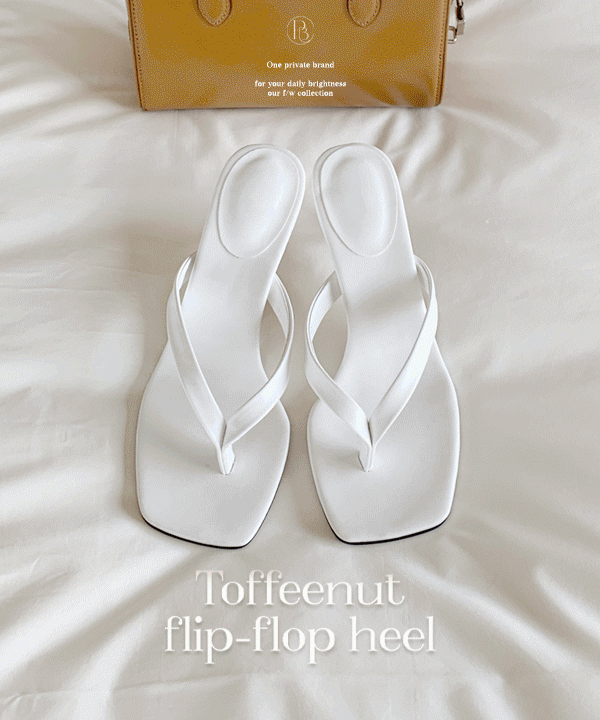 퍼빗 토피넛 쪼리 스퀘어 샌들 -  4color