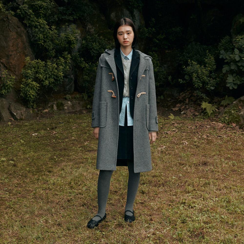 TRAD DUFFLE COAT_GRAY [U2W0H805/16]
