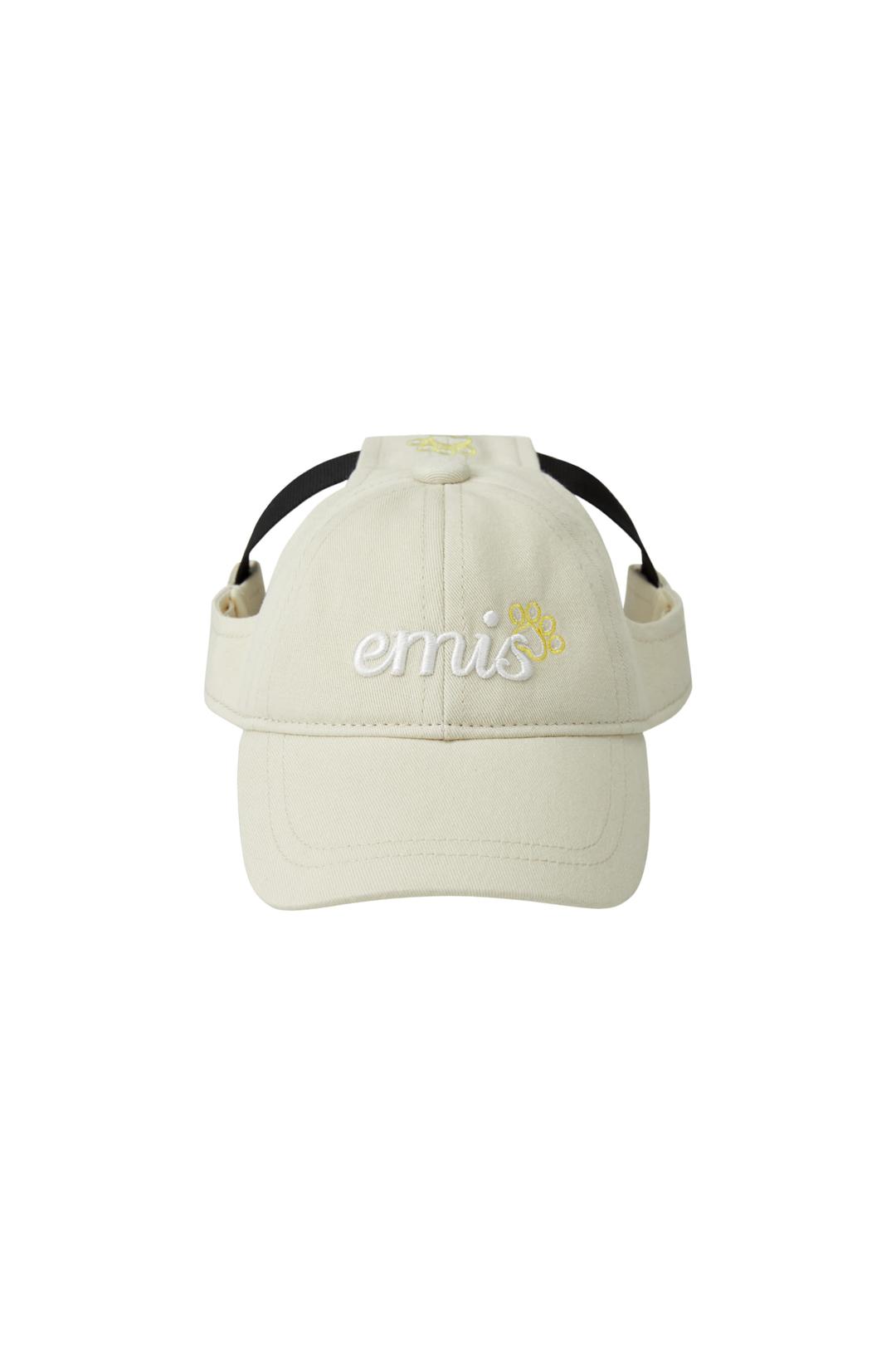(PET) LETTERING LOGO BALL CAP-IVORY