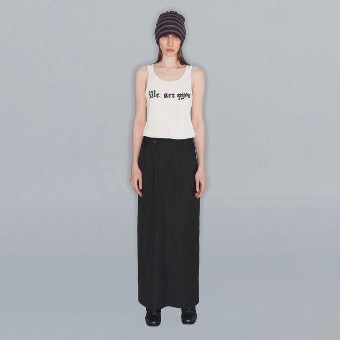 FLY OUT MAXI SKIRT (BLACK)