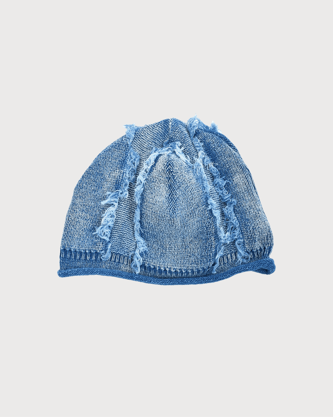 [X MISU A BARBE] OVERFIT SURDENIM BEANIE (MEDIUM BLUE)