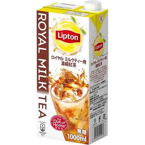 립톤 로얄 밀크티 1L 일본밀크티 농축 아이스티 홍차 원액, 1개, 1L, 1개 - 홍차 | 쿠팡