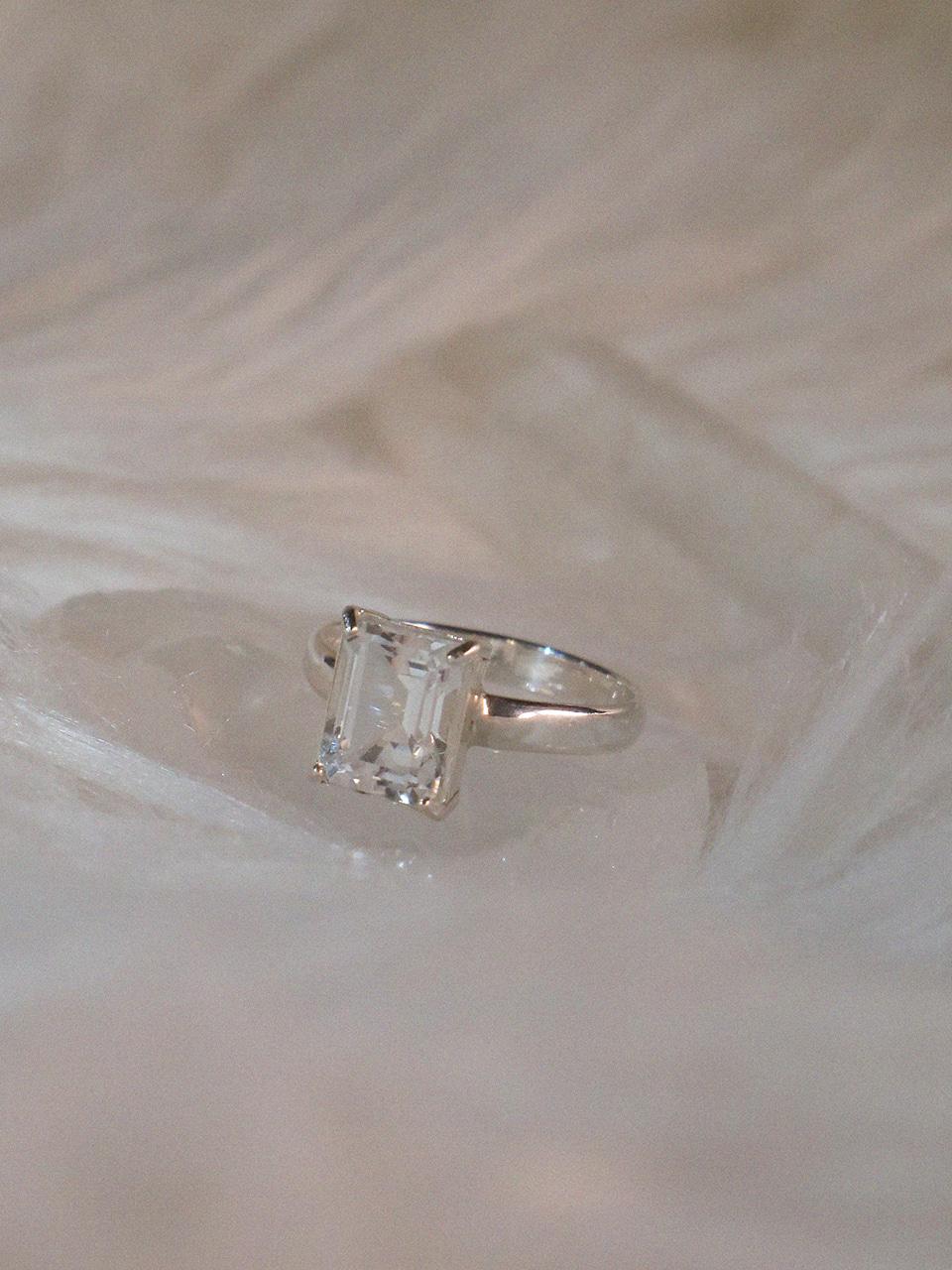 Classic Topaz Ring (925 silver)