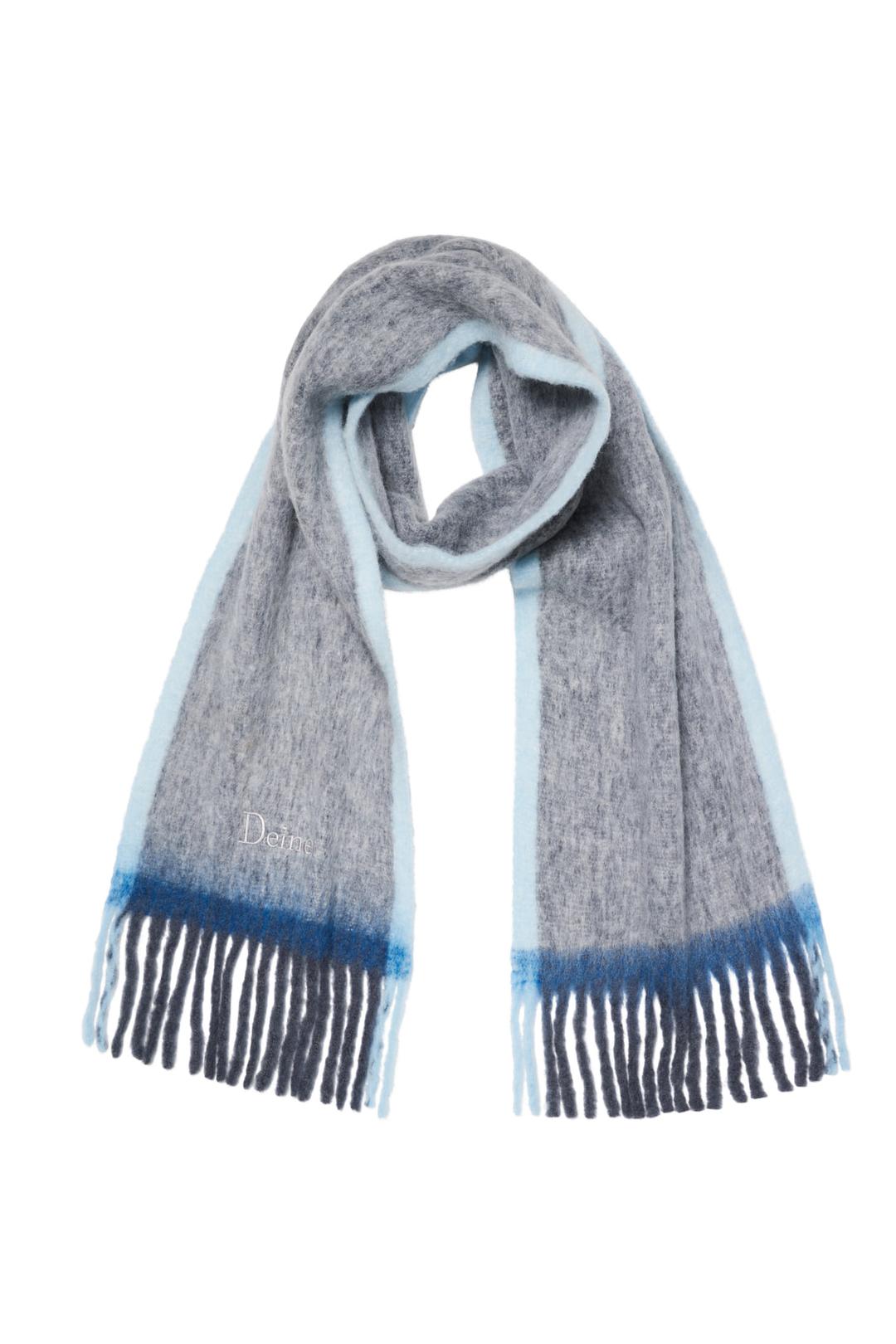 COLOR MIX BOUCLE MUFFLER IN CHARCOAL