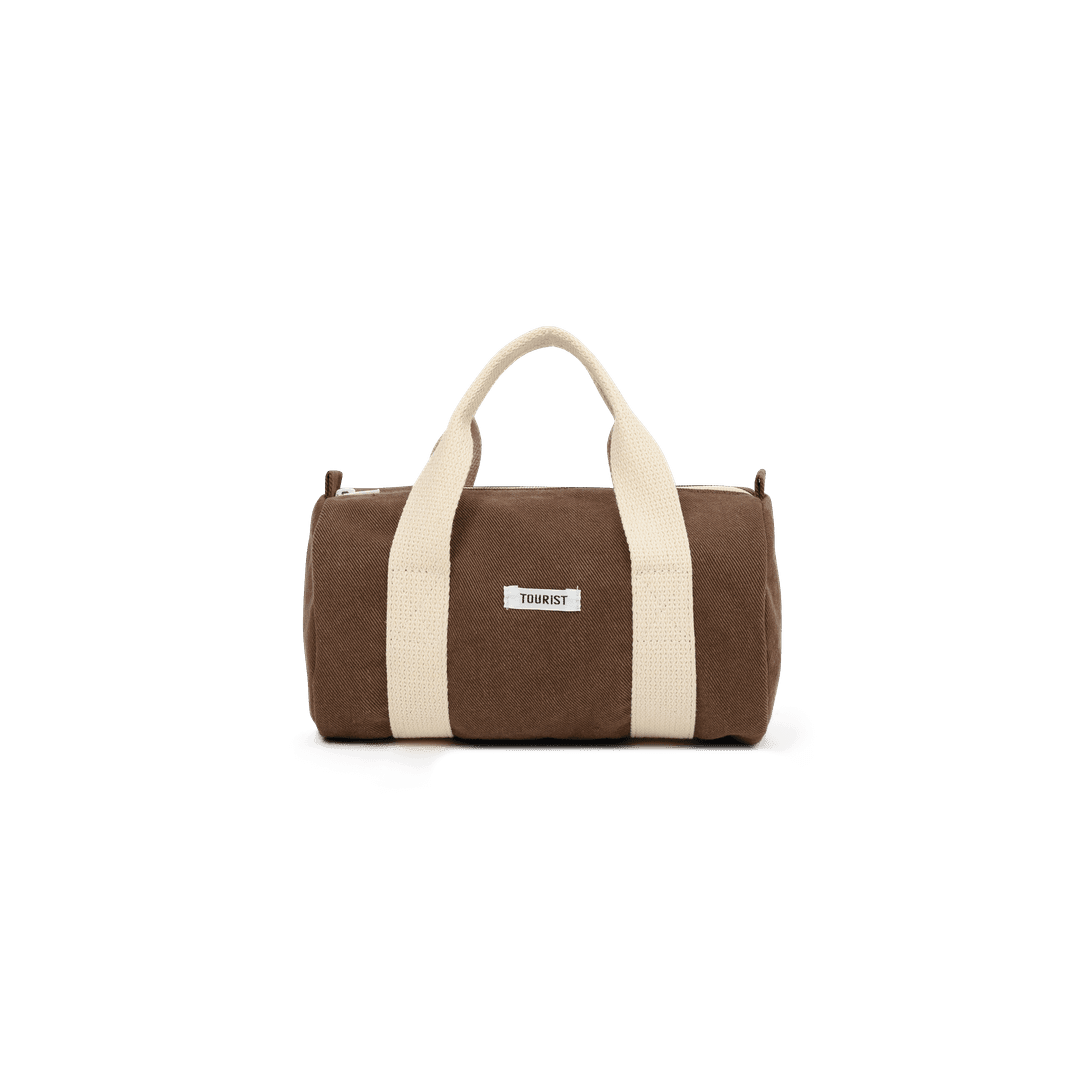 [NEW] VINTAGE DENIM TINY TOTE BAG, CHOCOLATE BROWN