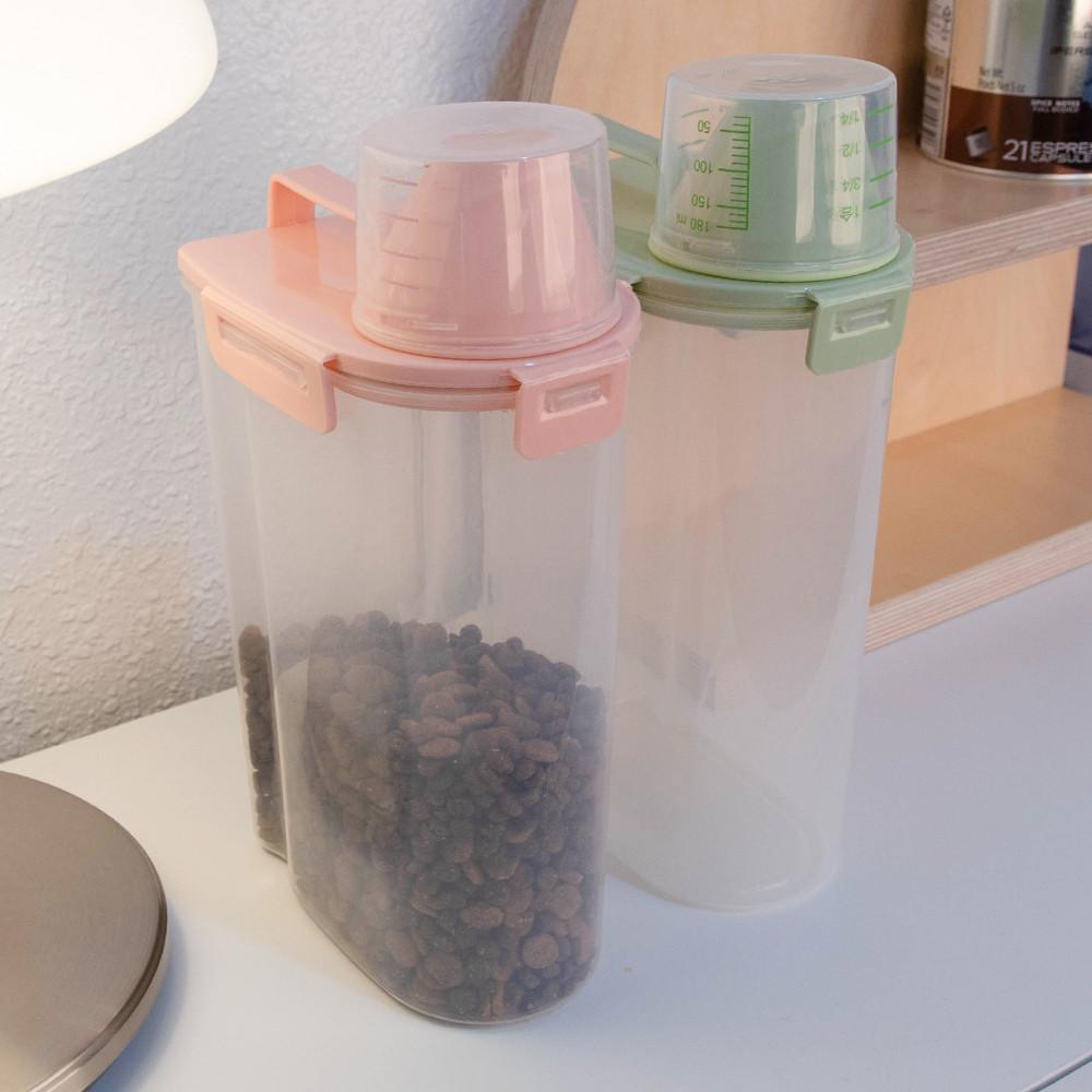 강아지사료통 고양이 진공사료 보관 통 2.5L